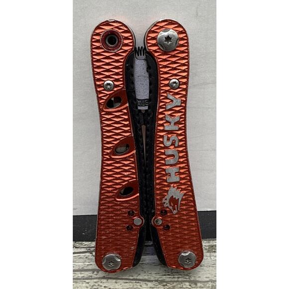 Husky Folding Multi Tool Pliers Stainless - Picture 1 of 8